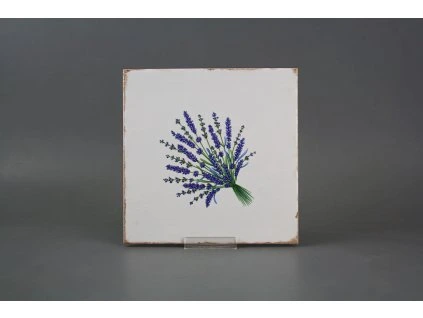 Obklad Forli Blanco 20x20cm Levandule č. 1