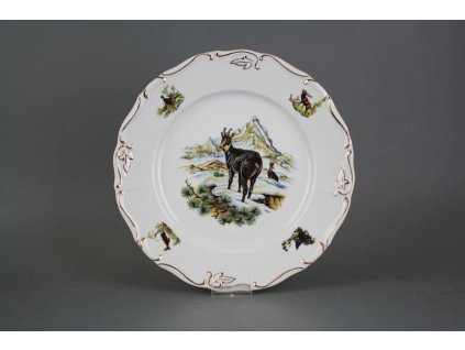 Talíř mělký 25cm Marie Louise Kamzík GGL LUX č. 1