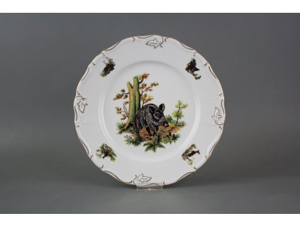 Talíř mělký 25cm Marie Louise Divočák GGL LUX č. 1