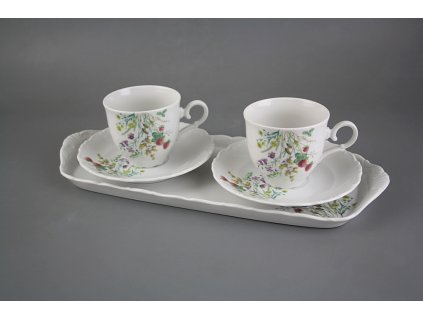 Přátelská kávová souprava Ofélie 5dílná Kvetoucí louka motiv C DBB č. 1