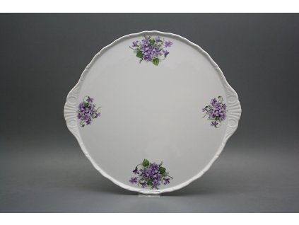 Dortový talíř 30,5cm Verona Fialky EBB č. 1