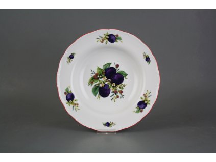 Talíř hluboký 23cm Ofélie Plum FCL č. 1