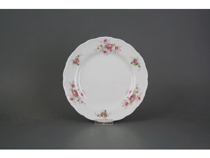 Talíř dezertní 19cm Ofélie Růžičky růžové SM ABB č. 1