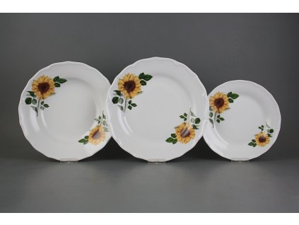 Talířová souprava Verona Slunečnice 24dílná DBB č. 1