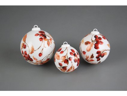 Vánoční koule Mountain Ash BB - set 3ks č. 1