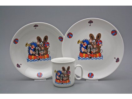 Dětská jídelní souprava Krtek a kamarádi BB č. 1