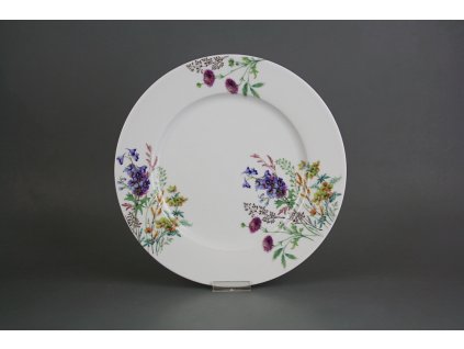 Talíř mělký 25cm Nina Kvetoucí louka motiv D CBB č. 1