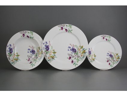 Talířová souprava Nina Kvetoucí louka 18dílná motiv D CBB č. 1