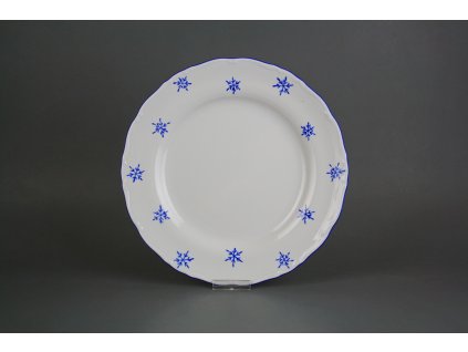 Talíř mělký 25cm Ofélie Vánoční vločka AAL č. 1