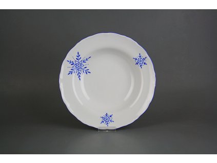 Talíř hluboký 23cm Ofélie Vánoční vločka CAL č. 1