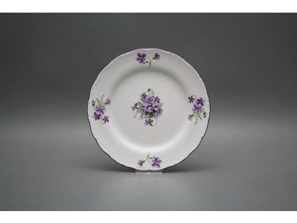 Talíř dezertní 19cm Ofélie Fialky GFL č. 1