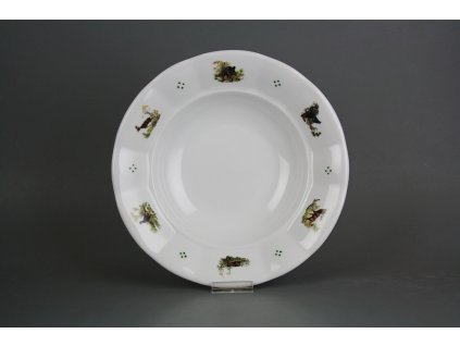 Talíř hluboký 24cm Benedikt Myslivci Z4T ABB č. 1