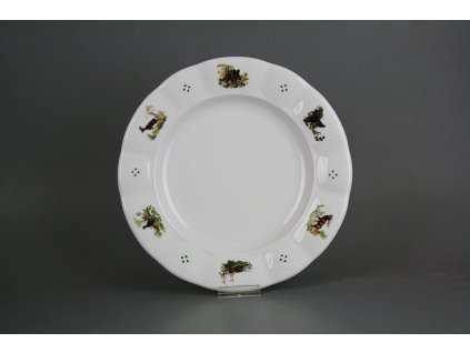 Talíř mělký 24cm Benedikt Myslivci Z4T ABB č. 1