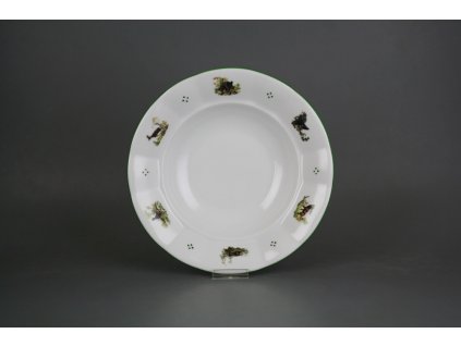 Talíř hluboký 24cm Benedikt Myslivci Z4T AZL č. 1