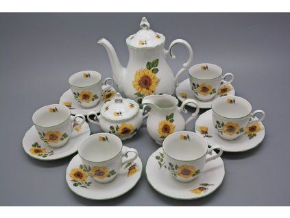 Kávová souprava Ofélie Slunečnice 15dílná ZL č. 1