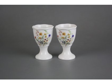 Kalíšek na vejce Rokoko Kvetoucí louka motiv B BB č. 1