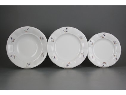 Talířová souprava Benedikt Husy 12dílná ABB č. 1