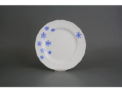 Talíř dezertní 19cm Ofélie Vánoční vločka BB č. 1