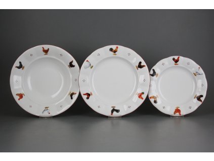 Talířová souprava Benedikt Slepičky 12dílná H4T AHL č. 1
