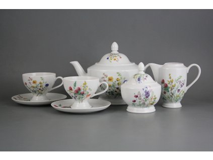 Čajová souprava Christine Kvetoucí louka 15dílná HBB č. 1