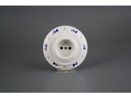 Porcelánová zásuvka kompletní dec.01.01MM ABB č. 1