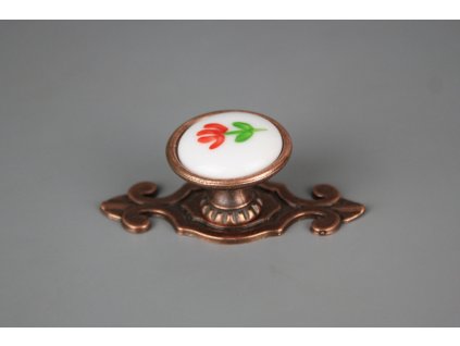 KNOMAR RUSTIKÁLNÍ ÚCHYTKA 35CM S ROZETOU dec.01.01ZC CU