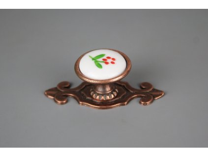 KNOMAR RUSTIKÁLNÍ ÚCHYTKA 35CM S ROZETOU dec.02.01ZC CU