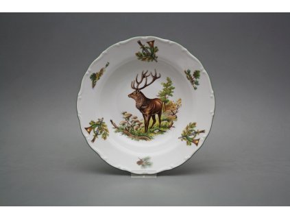 Talíř hluboký 23cm Ofélie Jelen stojící FZL č. 1