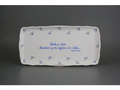 DARRUZ DÁRKOVÝ PODNOS 33CM ROKOKO POMNĚNKA HÁZENKY AAL