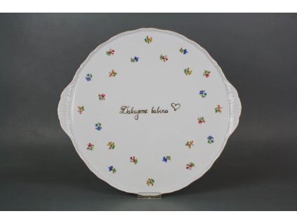 DARRUZ DORTOVÝ TALÍŘ S VĚNOVÁNÍM VERONA SEDMERO KVÍTÍ AGL