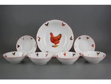 OFESLE KOMPOTOVÁ SOUPRAVA OFÉLIE SLEPIČKY CL RŮZNÉ MOTIVY 1