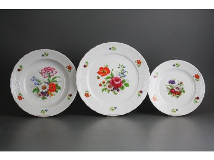 OPEMIK TALÍŘOVÁ SOUPRAVA OPERA MÍŠEŇSKÁ KYTICE RŮZNÉ MOTIVY FBB 01