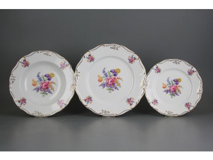 MLOKYK TALÍŘOVÁ SOUPRAVA MARTIE LOUISE KYTICE S KOSATCEM GGL LUX 01