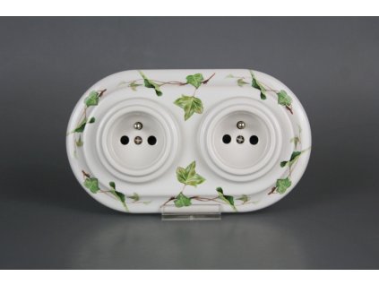 ZÁSUVKA DVOJITÁ BŘEČŤAN BB