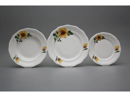Talířová souprava Alaska Slunečnice CBB