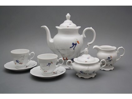 Kávová souprava Alaska Husy 15dílná BB