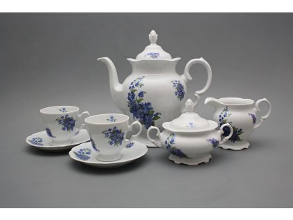 Kávová souprava Alaska Pomněnky 15dílná BB