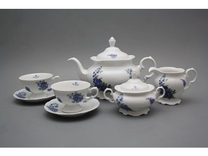 Čajová souprava Alaska Pomněnky 15dílná BB 01