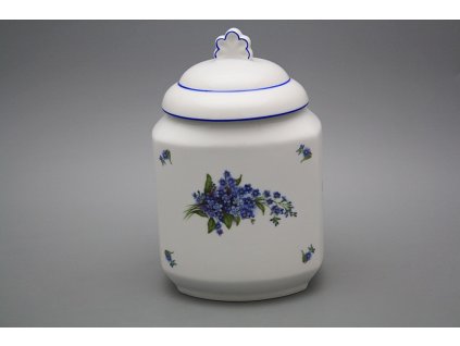 Dóza na poživatiny 1,1l s víčkem Pomněnky AL č. 1