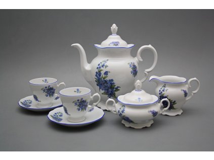 Kávová souprava Alaska Pomněnky 15dílná AL