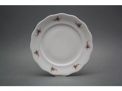 Talíř mělký 24cm Alaska Růžičky růžové ABB