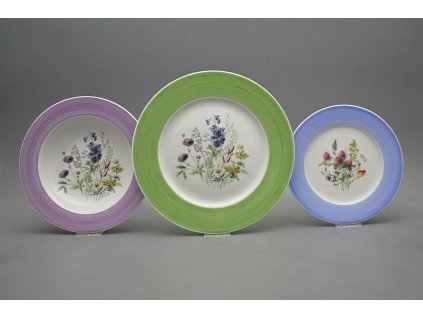 Talířová souprava Nina Kvetoucí louka 18dílná MIX č. 1