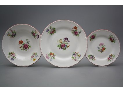 Talířová souprava Ofélie Míšeňská kytice 18dílná GCL č. 1