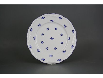 MLOLKH TALÍŘ MĚLKÝ 25CM MARIE LOUISE LUČNÍ KVÍTÍ HÁZENKY BML