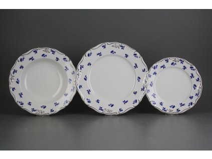 MLOLKH TALÍŘOVÁ SOUPRAVA MARIE LOUISE LUČNÍ KVÍTÍ HÁZENKY APL LUX 01