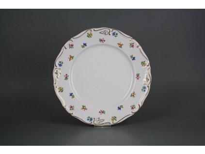 MLOSKV TALÍŘ MĚLKÝ 25CM MARIE LOUISE SEDMERO KVÍTÍ AGL LUX