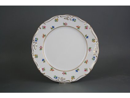 MLOSKV TALÍŘ MĚLKÝ 25CM MARIE LOUISE SEDMERO KVÍTÍ A2GL LUX