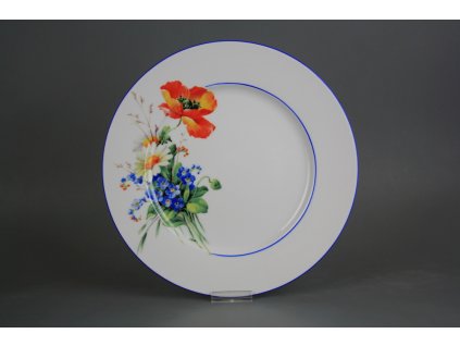 NINPOK TALÍŘ MĚLKÝ 26CM NINA POLNÍ KVÍTÍ H2AL