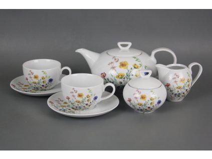 YVOKVL ČAJOVÁ SOUPRAVA YVONNE KVETOUCÍ LOUKA MOTIV B BB 01