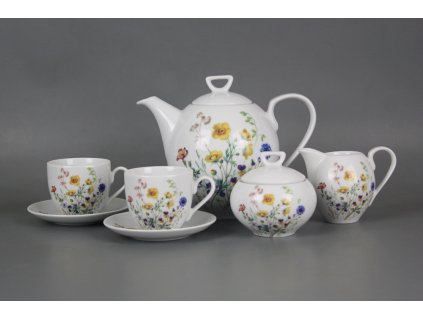 YVOKVL KÁVOVÁ SOUPRAVA YVONNE KVETOUCÍ LOUKA MOTIV B BB 01